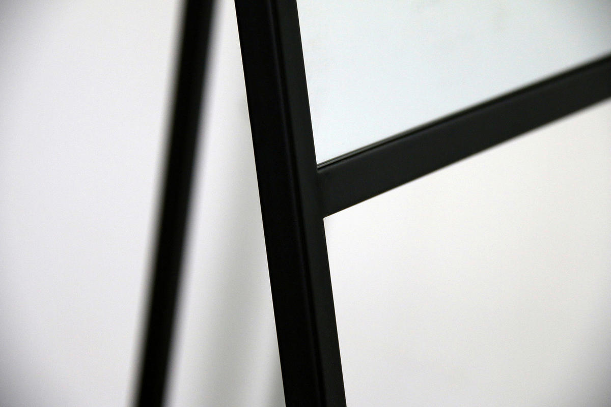 STANDSPIEGEL 46/172/42 cm, Schwarz  - Schwarz/Naturfarben, Design, Glas/Holz (46/172/42cm) - Landscape