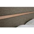 BOXSPRINGBETT 160/200 cm  in Eichefarben, Dunkelbraun  - Eichefarben/Dunkelbraun, Natur, Holz/Textil (160/200cm) - Linea Natura