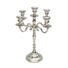 KERZENHALTER - Silberfarben, Metall (26,5/33/26,5cm) - Ambia Home