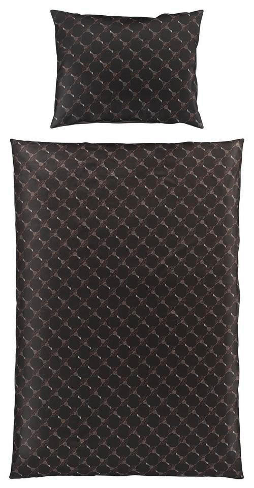 OBOUSTRANNÉ POVLEČENÍ, makosatén, hnědá, černá, 140/200 cm - černá/hnědá, Design, textil/přírodní materiály (140/200cm) - Joop!