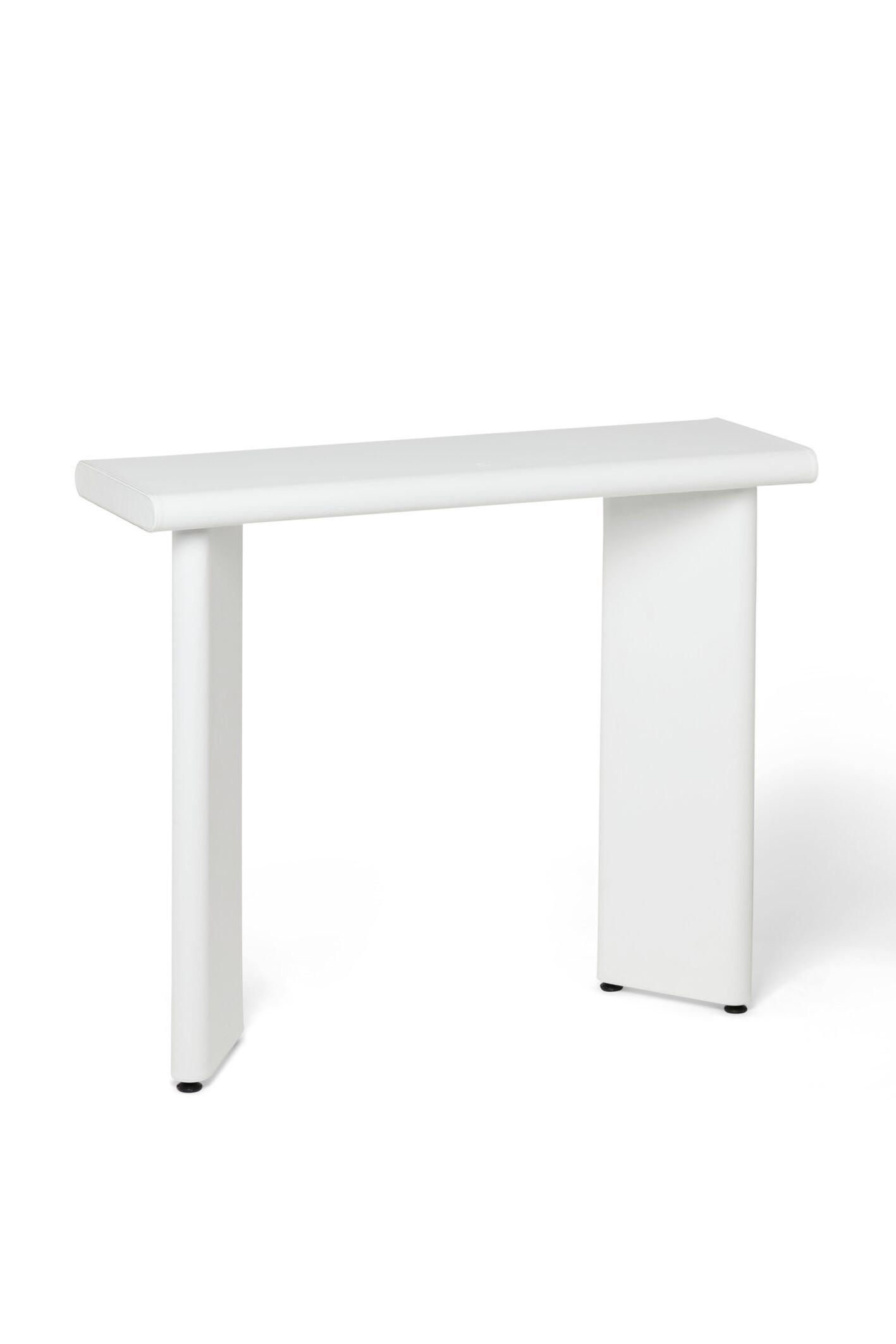 KONSOLENTISCH in Textil 100/32,5/77 cm   - Weiss, Modern, Textil (100/32,5/77cm) - Joop!