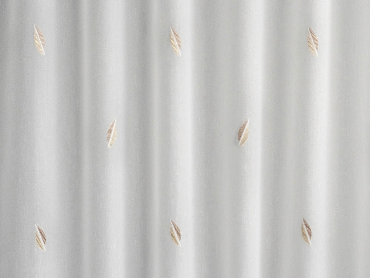 PROSOJNO BLAGO ZA ZAVESE           295 cm   rjava, bela  - bela/rjava, Konvencionalno, tekstil (295cm)