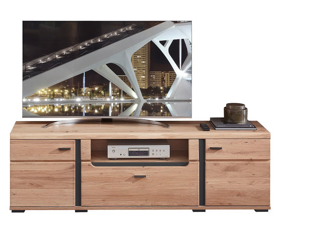 Cantus TV DIEL, jaseň, farba jaseňa, dub artisan, 180/55/42 cm