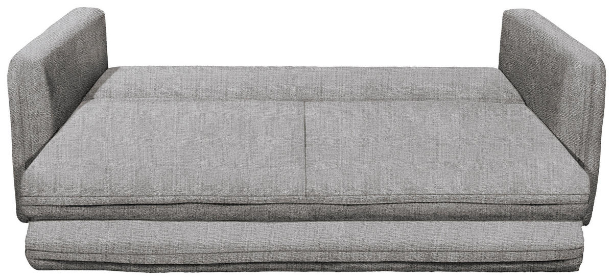 SCHLAFSOFA in Textil Grau  - Schwarz/Grau, Konventionell, Kunststoff/Textil (237/94/117cm) - MID.YOU