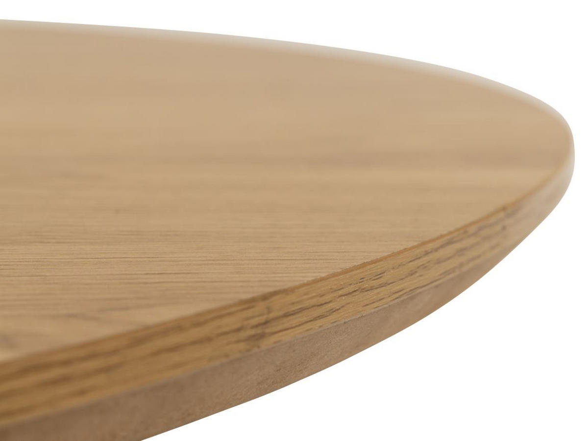 JEDÁLENSKÝ STÔL, prírodná farba, 120/75/120 cm - prírodná farba, Modern, kompozitné drevo (120/75/120cm) - MID.YOU