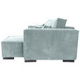 ECKSOFA Grau Cord  - Braun/Grau, KONVENTIONELL, Holz/Textil (230/190cm) - Carryhome