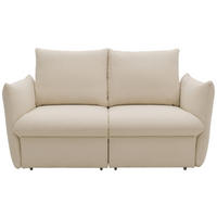 2-SITZER-SOFA Looks XII in Mikrofaser Creme  - Creme, Design, Textil (180/100/97cm) - LOOKS by W.Joop