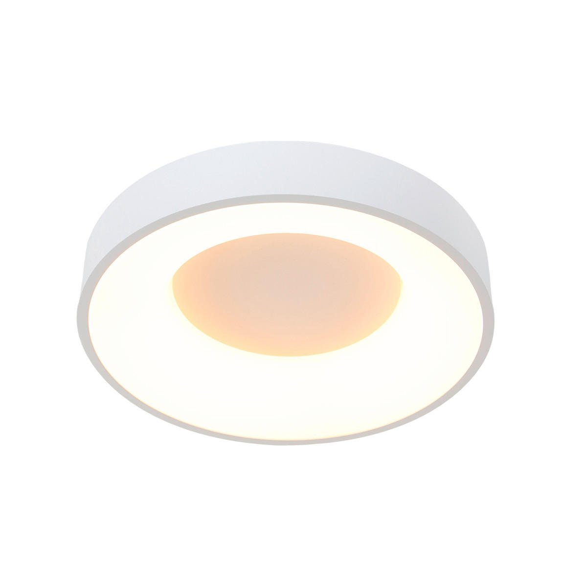 LED-DECKENLEUCHTE Ringlede 38/9 cm   - Weiß, Basics, Kunststoff/Metall (38/9cm)