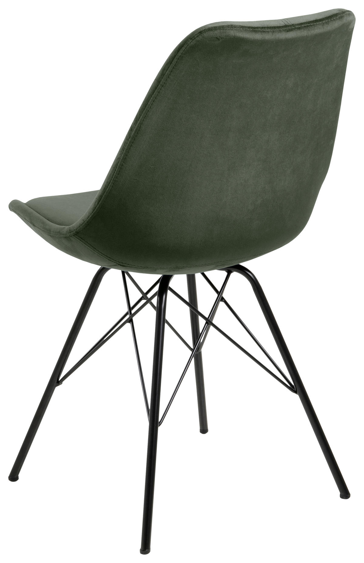 STOLICA  šumska zelena  tekstil, metal      - šumska zelena/crna, Trend, tekstil/metal (48,5/85,5/54cm) - Carryhome