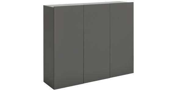 HÄNGESCHUHSCHRANK Anthrazit  - Anthrazit, Design, Holzwerkstoff (120/100/34cm) - Hom`in