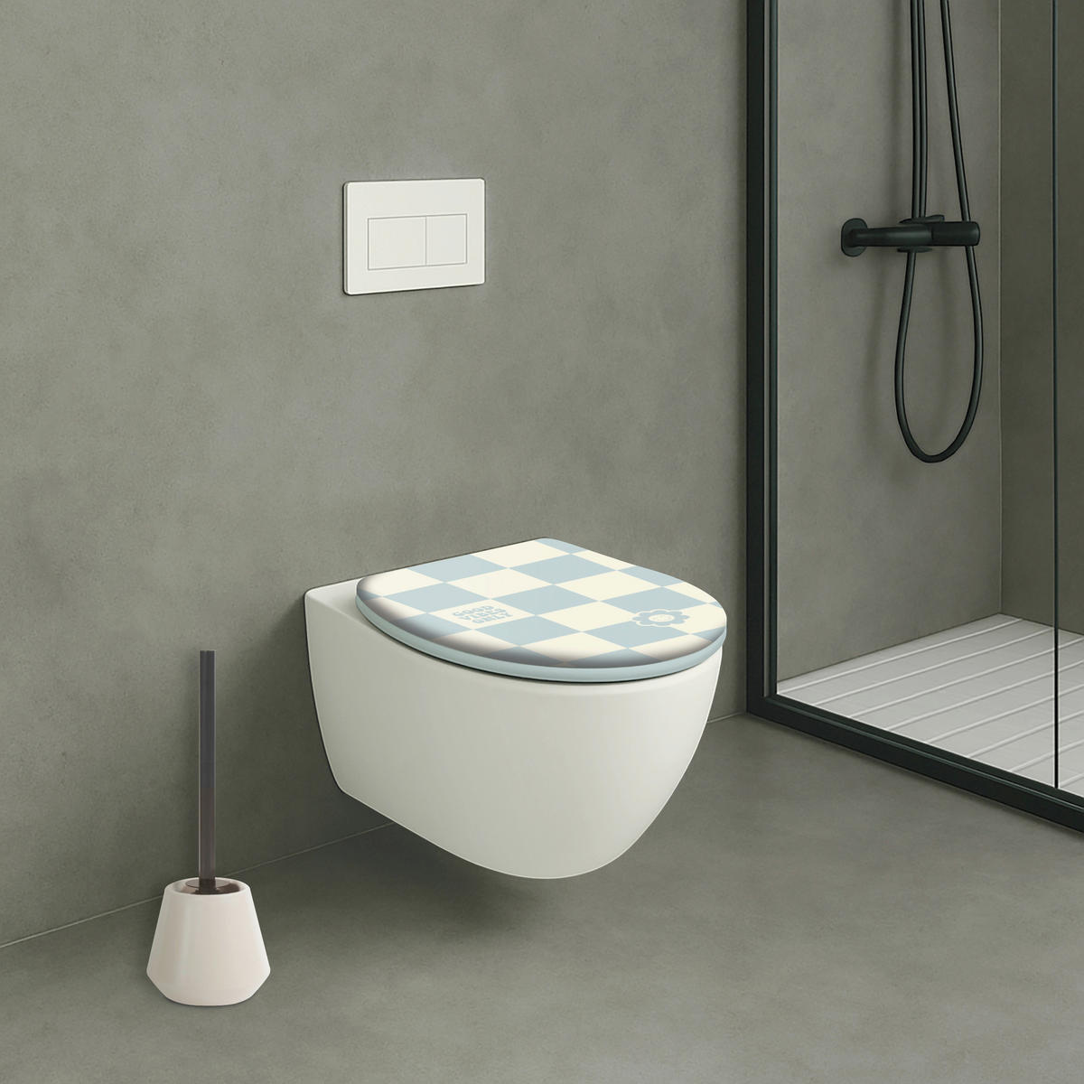 WC-SITZ Beige  - Beige, Basics, Holzwerkstoff (45/5.6/36cm) - MSV