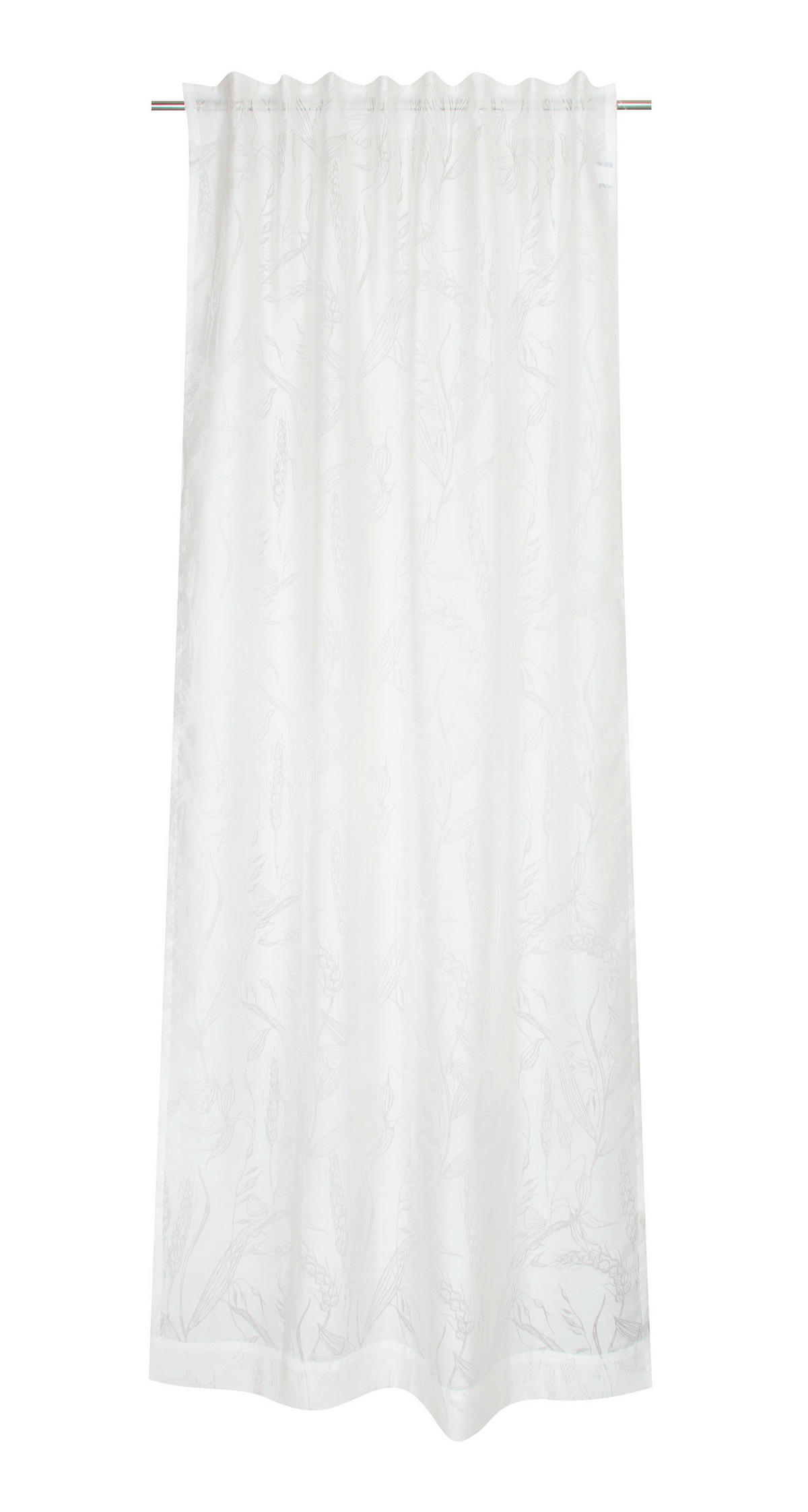 FERTIGVORHANG transparent  - Weiß, Basics, Textil (130/250cm) - Schöner Wohnen