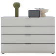 SIDEBOARD  in 121/82/42 cm  - Chromfarben/Champagner, Design, Glas/Holzwerkstoff (121/82/42cm) - Dieter Knoll