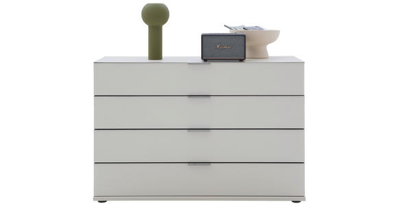 SIDEBOARD in 121/82/42 cm - Chromfarben/Champagner, Design, Glas/Holzwerkstoff (121/82/42cm) - Dieter Knoll