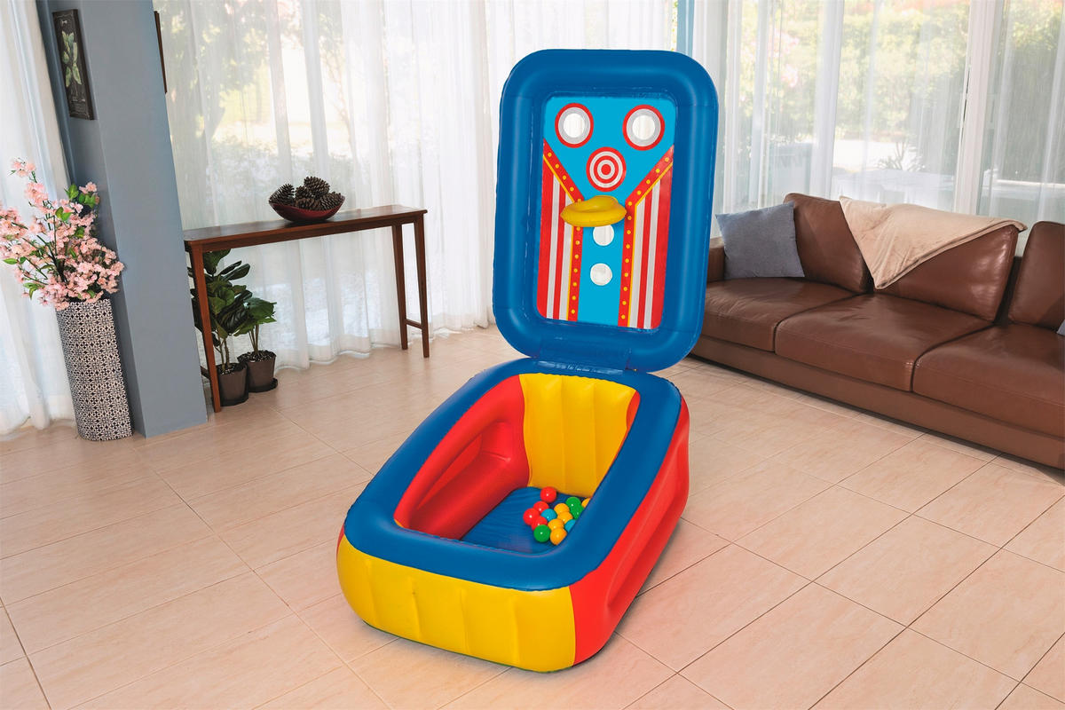 BAZEN S LOPTICAMA   - žuta/plava, Basics, plastika (110/81/62cm) - Bestway