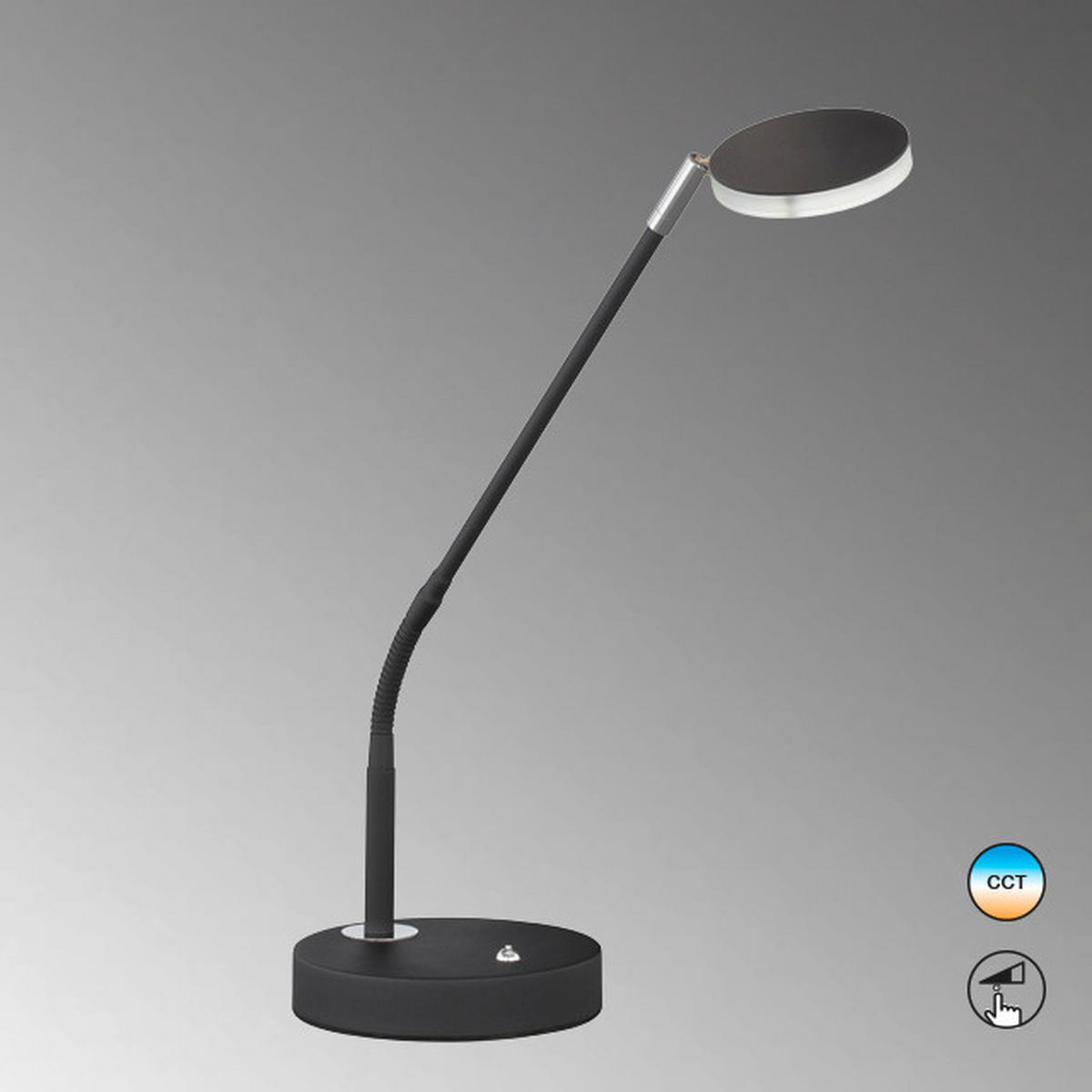 LED-TISCHLEUCHTE 16/60 cm   - Sandfarben/Chromfarben, Basics, Metall (16/60cm) - Schöner Wohnen
