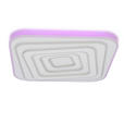 LED-DECKENLEUCHTE 53/53/5,5 cm   - Weiß, Design, Kunststoff/Metall (53/53/5,5cm) - Novel