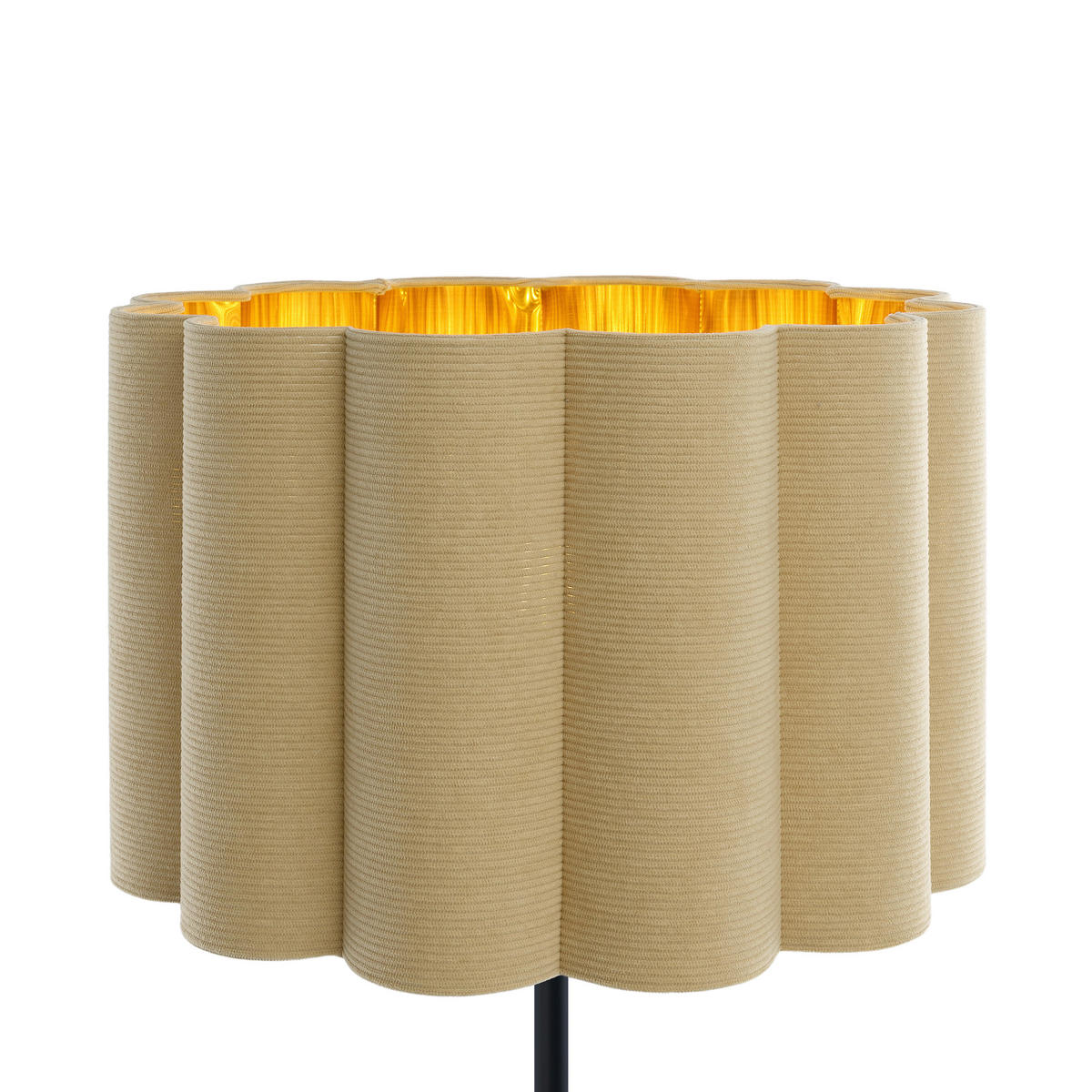 STEHLEUCHTE 40/150 cm    - Beige/Goldfarben, Trend, Kunststoff/Textil (40/150cm) - Novel