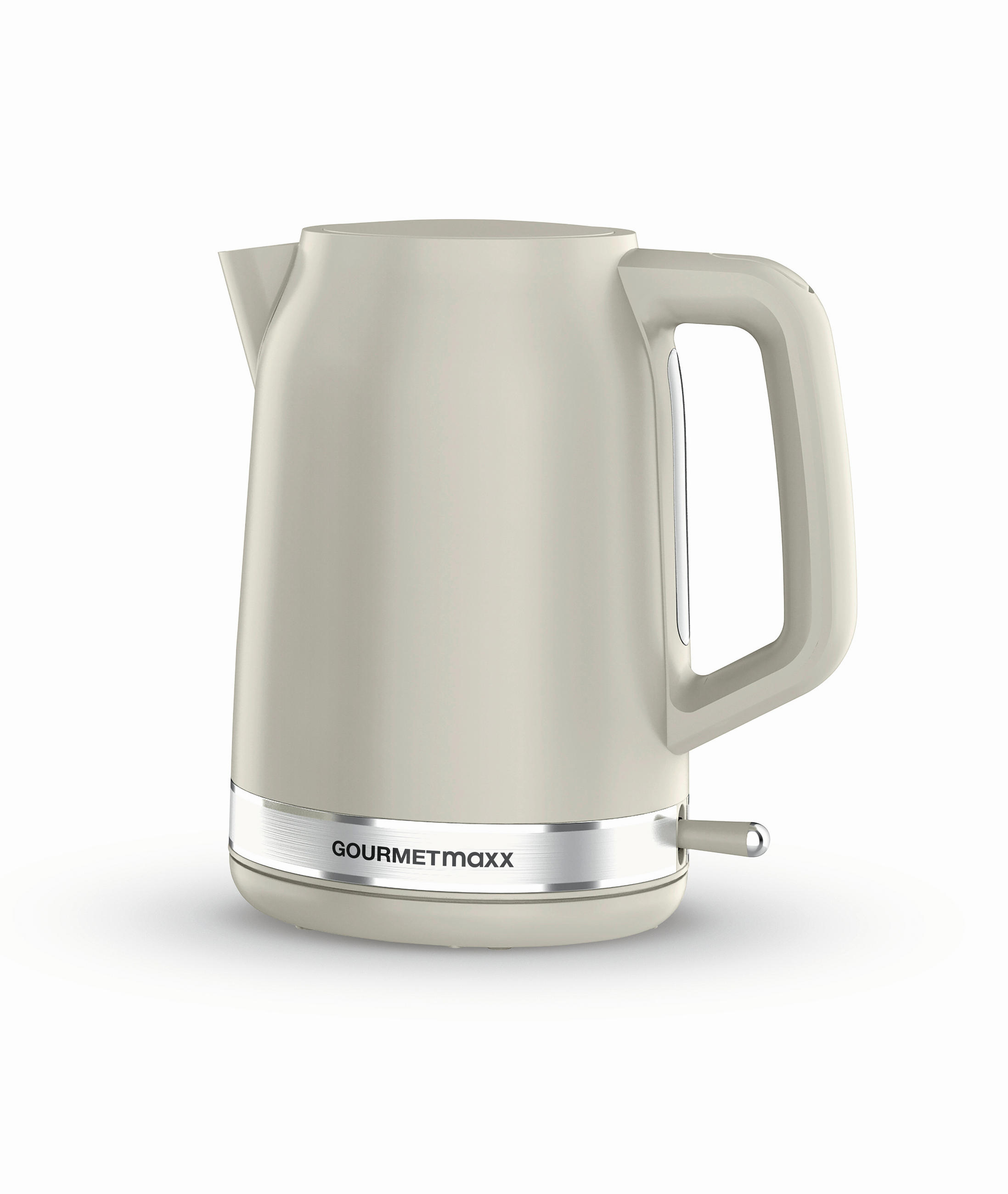 WASSERKOCHER GOURMETmaxx 1,7 L  - Creme, Basics, Kunststoff (22,1/15,6/23,7cm) - GOURMETMAXX