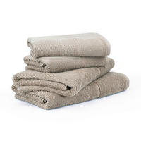 FROTTIERSET FROTTANA PEARL Beige 4-teilig  - Beige, Basics, Textil - Moeve