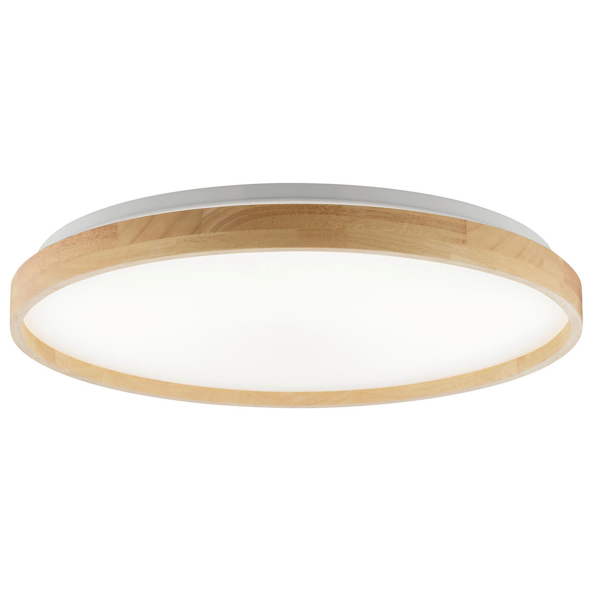 LED PLAFONJERA - boja bukve/crna, Osnovno, drvo/plastika (49,5/7,5cm)