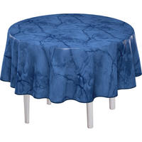 TISCHDECKE MILANO Textil Dunkelblau 140 cm  - Dunkelblau, KONVENTIONELL, Textil (140cm) - Peyer Syntex