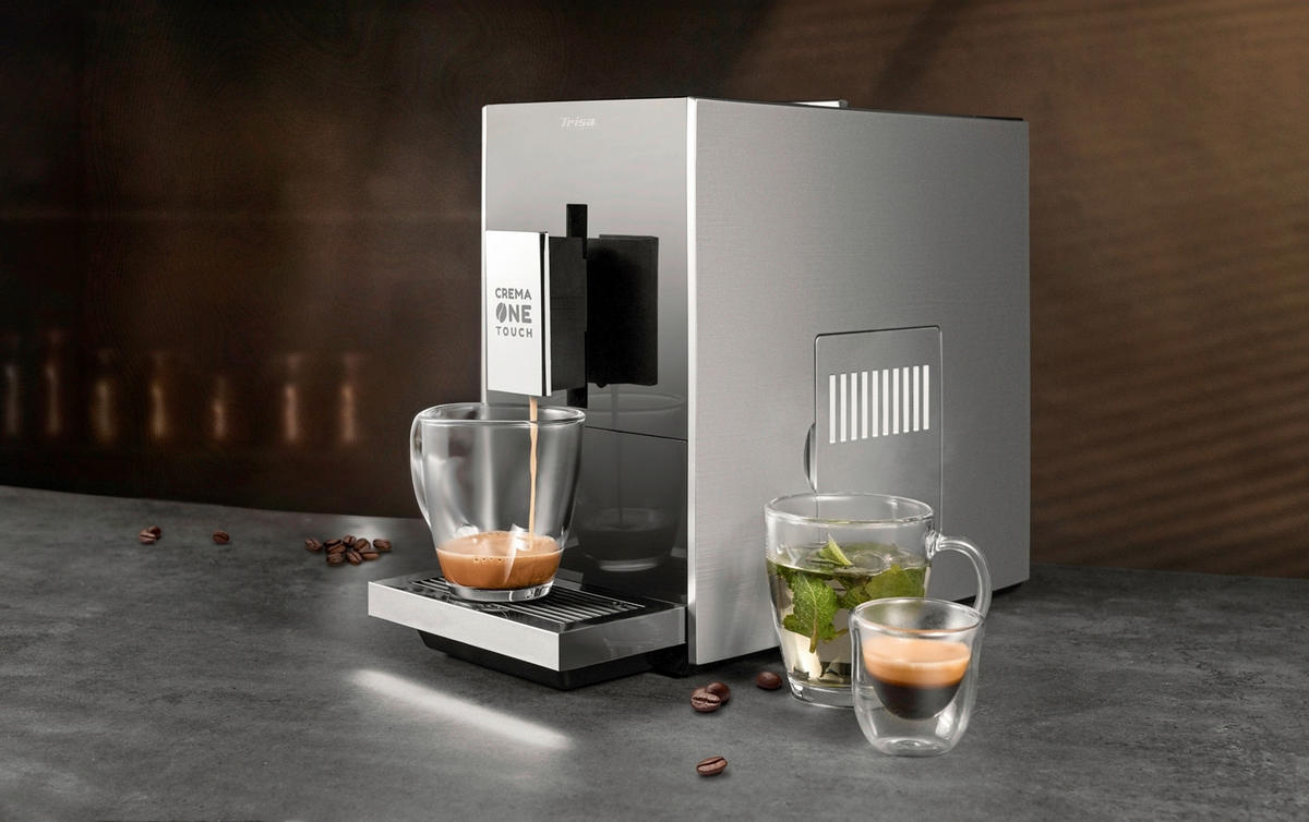 KAFFEEMASCHINE MIT MAHLWERK - Schwarz, Basics, Kunststoff (18,1/31,8/42,5cm) - Trisa Electronics