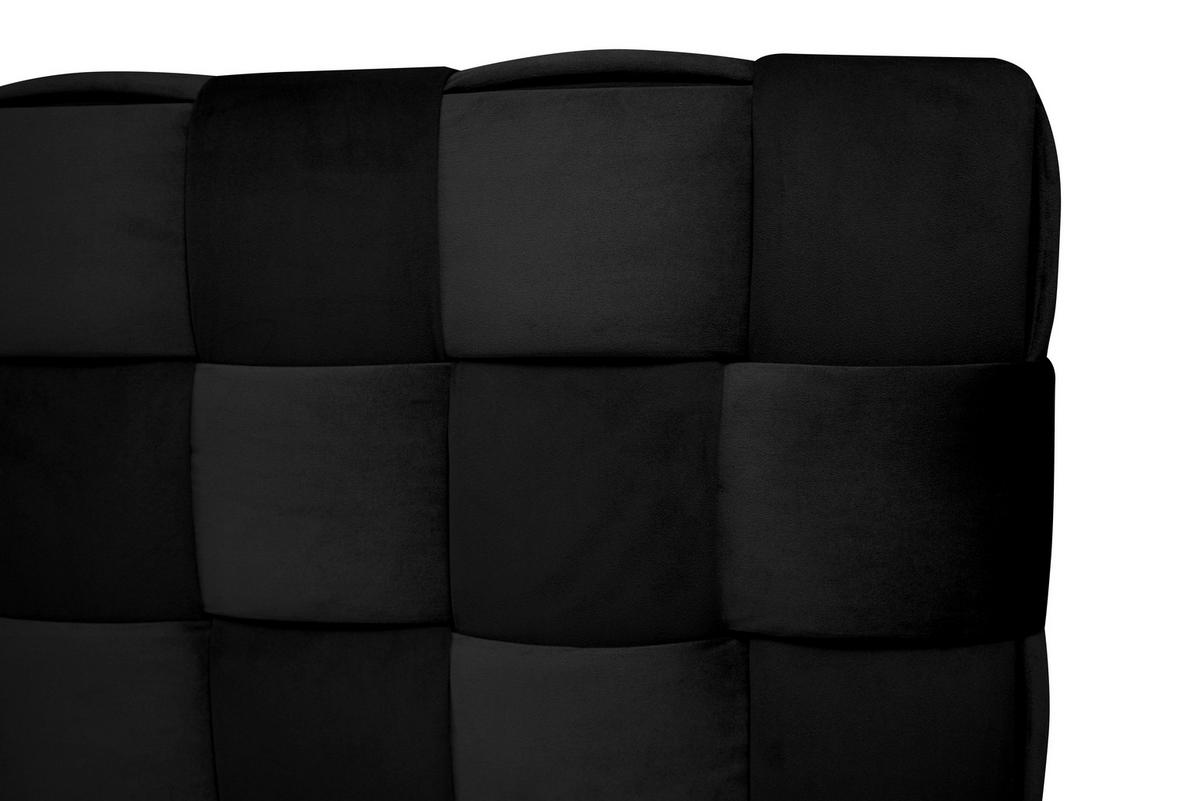 AMERICKÁ POSTEL, 180/200 cm, černá - černá, Moderní, textil (180/200cm) - Livetastic