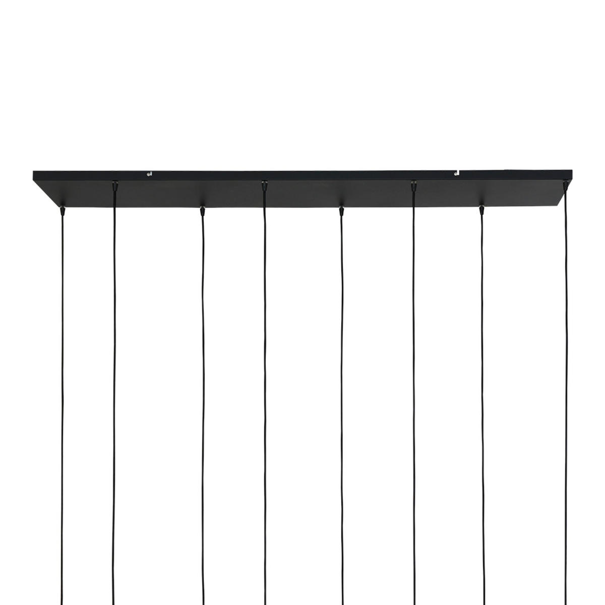 PENDELLEUCHTE  30/20-180/145 cm   - Schwarz, Trend, Glas/Metall (30/20-180/145cm)