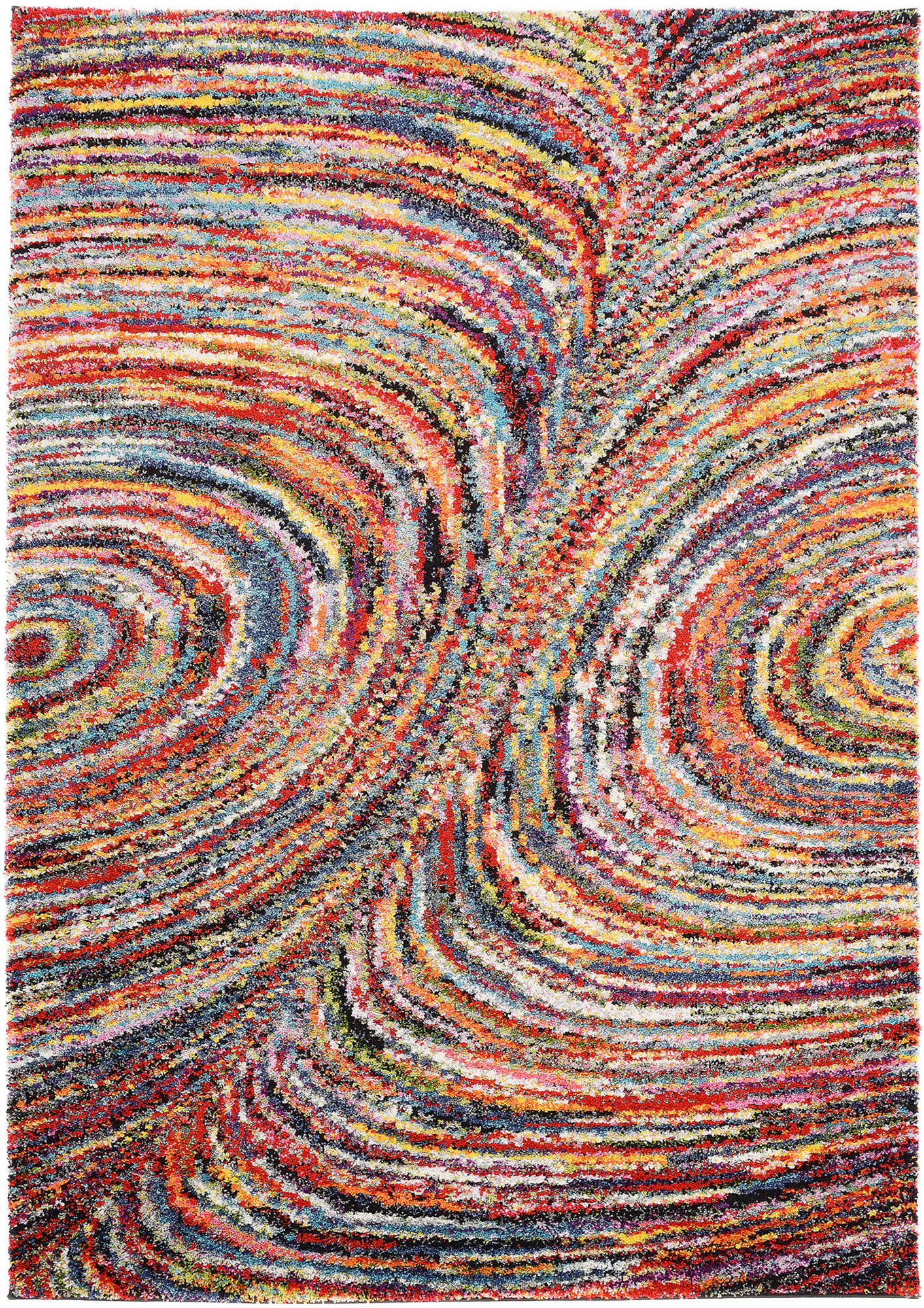 Webteppich Color Face Multicolor 140x200 cm