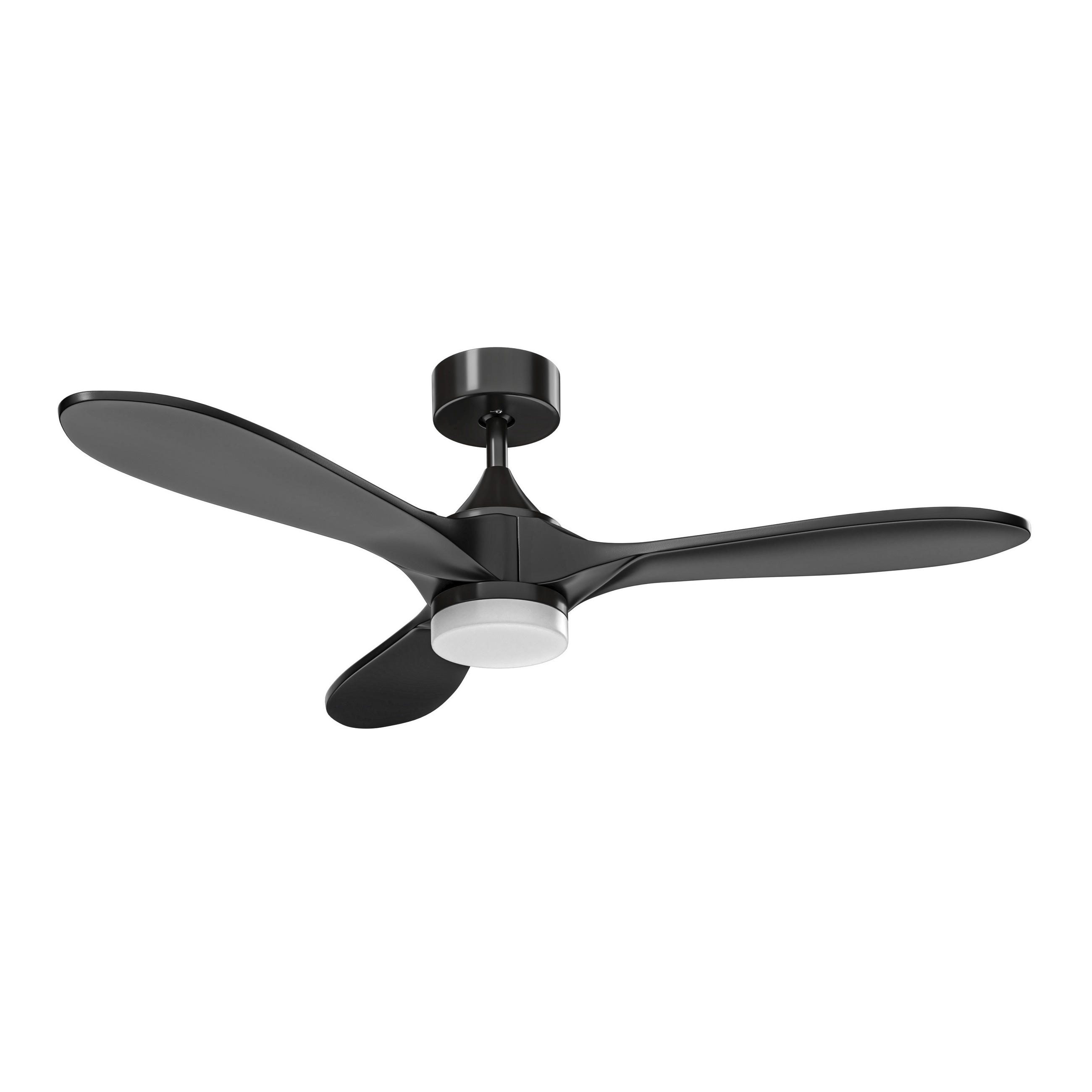 Ventilator De Plafon 17 W  132/35 cm    - negru, Design, plastic/metal (132/35cm) - Mican