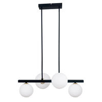 PENDELLEUCHTE Kama 59/35/83 cm   - Goldfarben/Schwarz, Design, Metall (59/35/83cm)