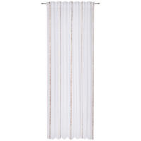 FERTIGVORHANG halbtransparent  - Beige, KONVENTIONELL, Textil (140/255cm) - Novel