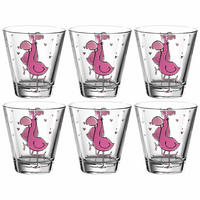 KINDER-GLÄSERSET Bambini 6-teilig  - Transparent, Trend, Glas (8,50/9,00/8,50cm) - Leonardo