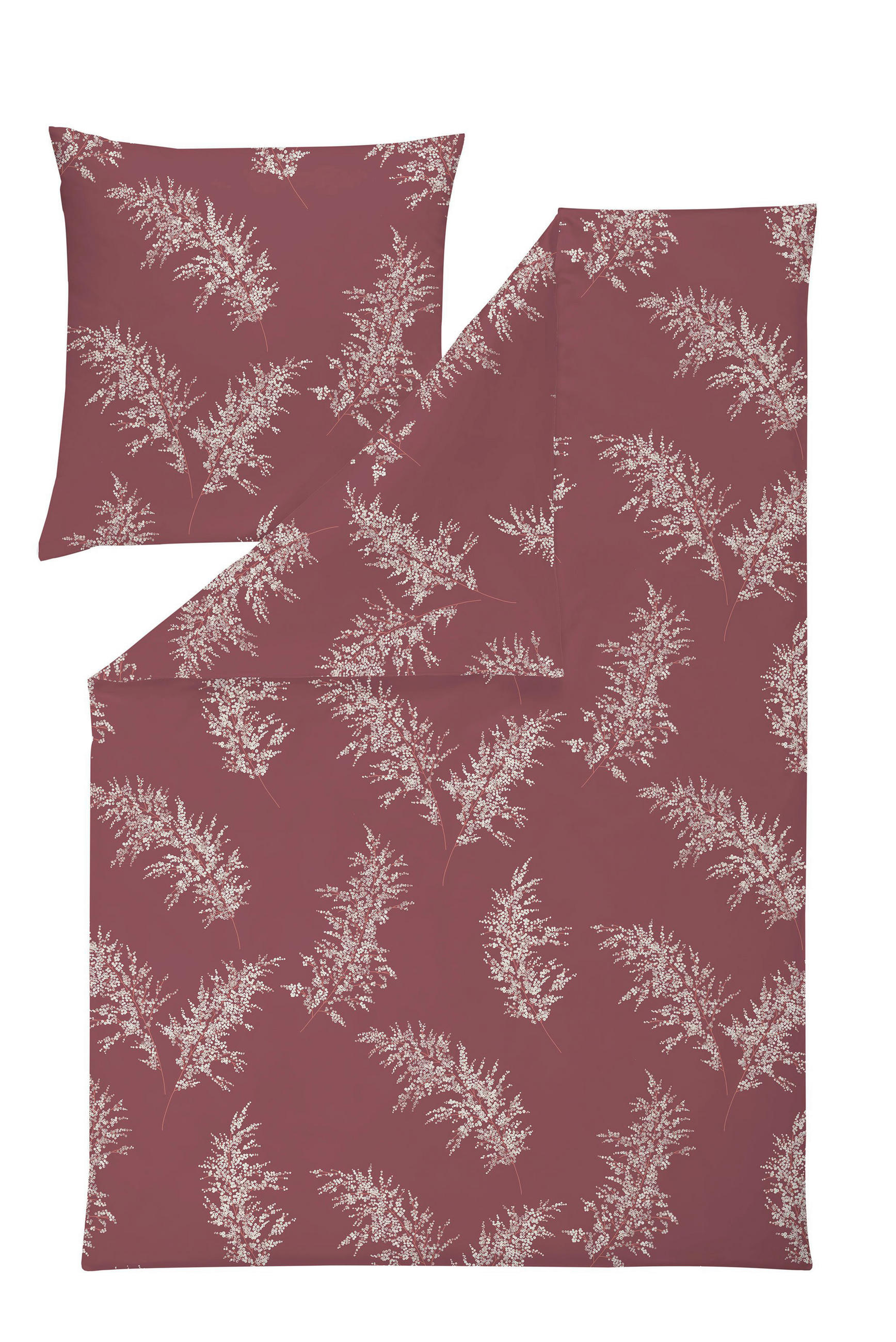 BETTWÄSCHE 2-teilig Atelier Interlock-Jersey 140/200 cm  - Mauve, Basics, Textil (140/200cm) - Estella