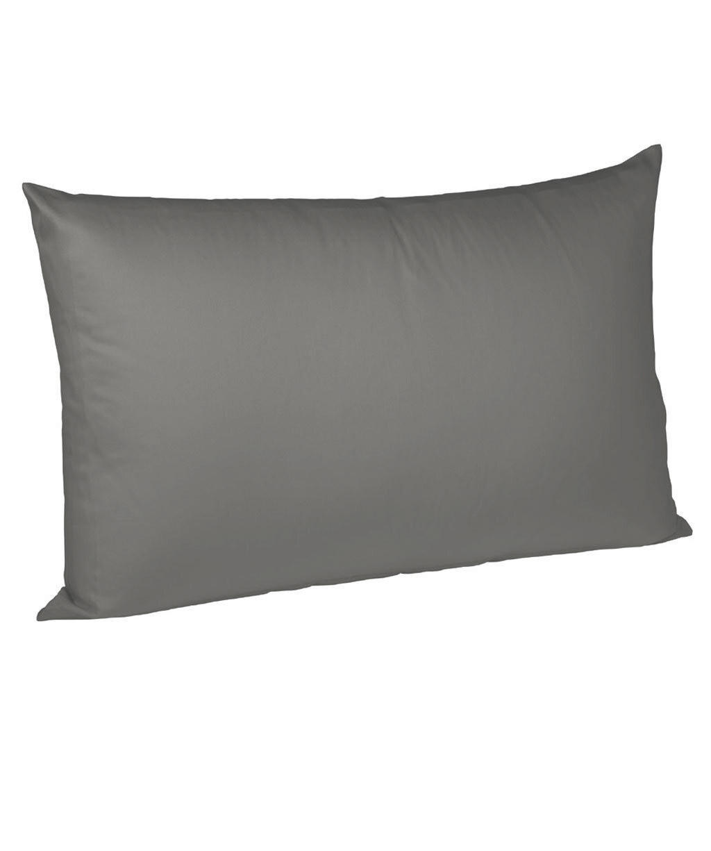 POVLAK NA POLŠTÁŘ, 40/60 cm, bavlna - šedá, Basics, textil (40/60cm) - Fleuresse