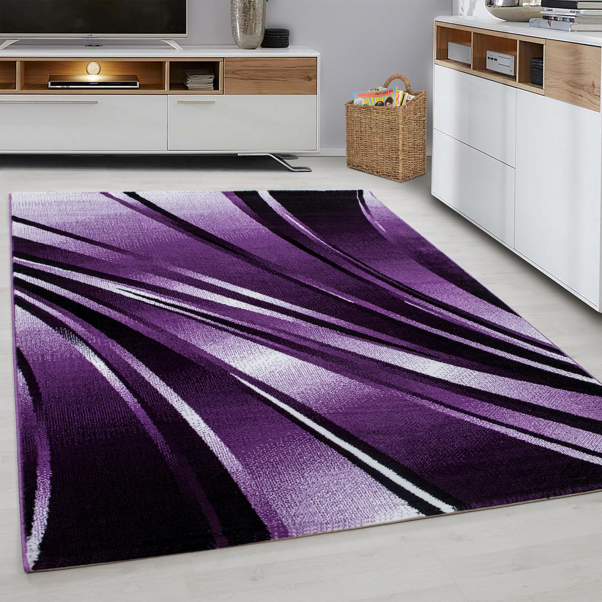 WEBTEPPICH 120/170 cm Parma Lila  - Lila, KONVENTIONELL, Textil (120/170cm) - Novel