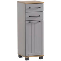 UNTERSCHRANK 30,3/88,1/32,6 cm   - Platinfarben/Eichefarben, MODERN, Holzwerkstoff/Kunststoff (30,3/88,1/32,6cm) - Stylife