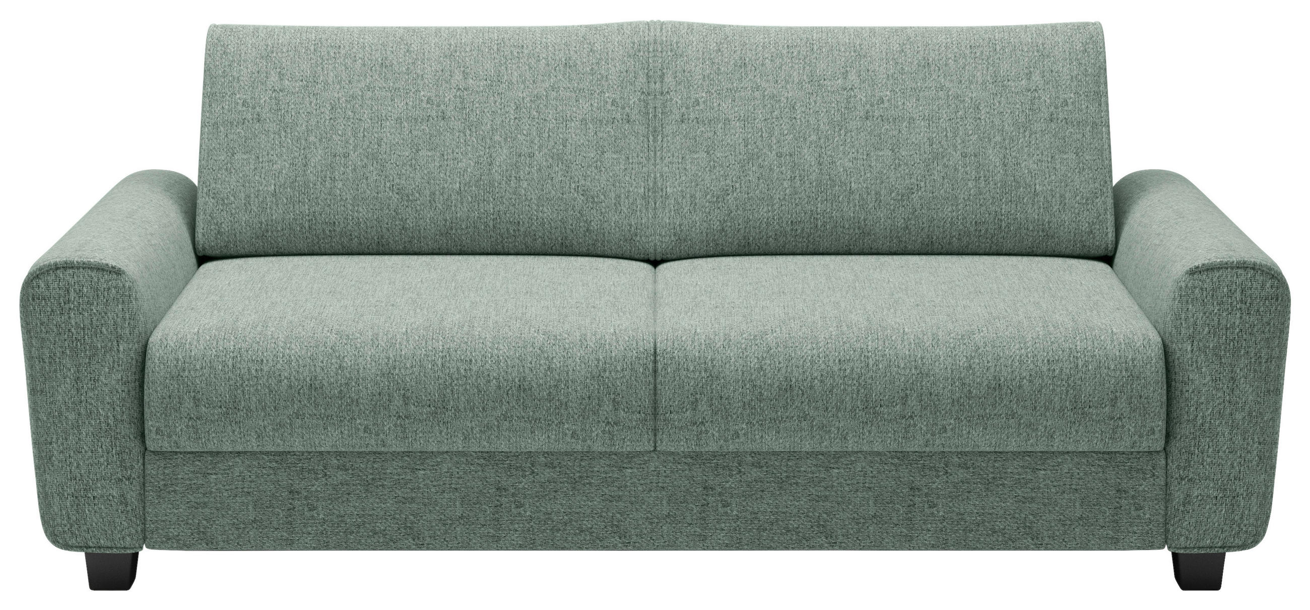 SCHLAFSOFA Webstoff Grün  - Schwarz/Grün, Design, Kunststoff/Textil (203/69-82/99cm) - Welnova