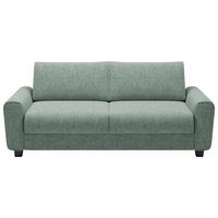 SCHLAFSOFA Webstoff Grün  - Schwarz/Grün, Design, Kunststoff/Textil (203/69-82/99cm) - Welnova