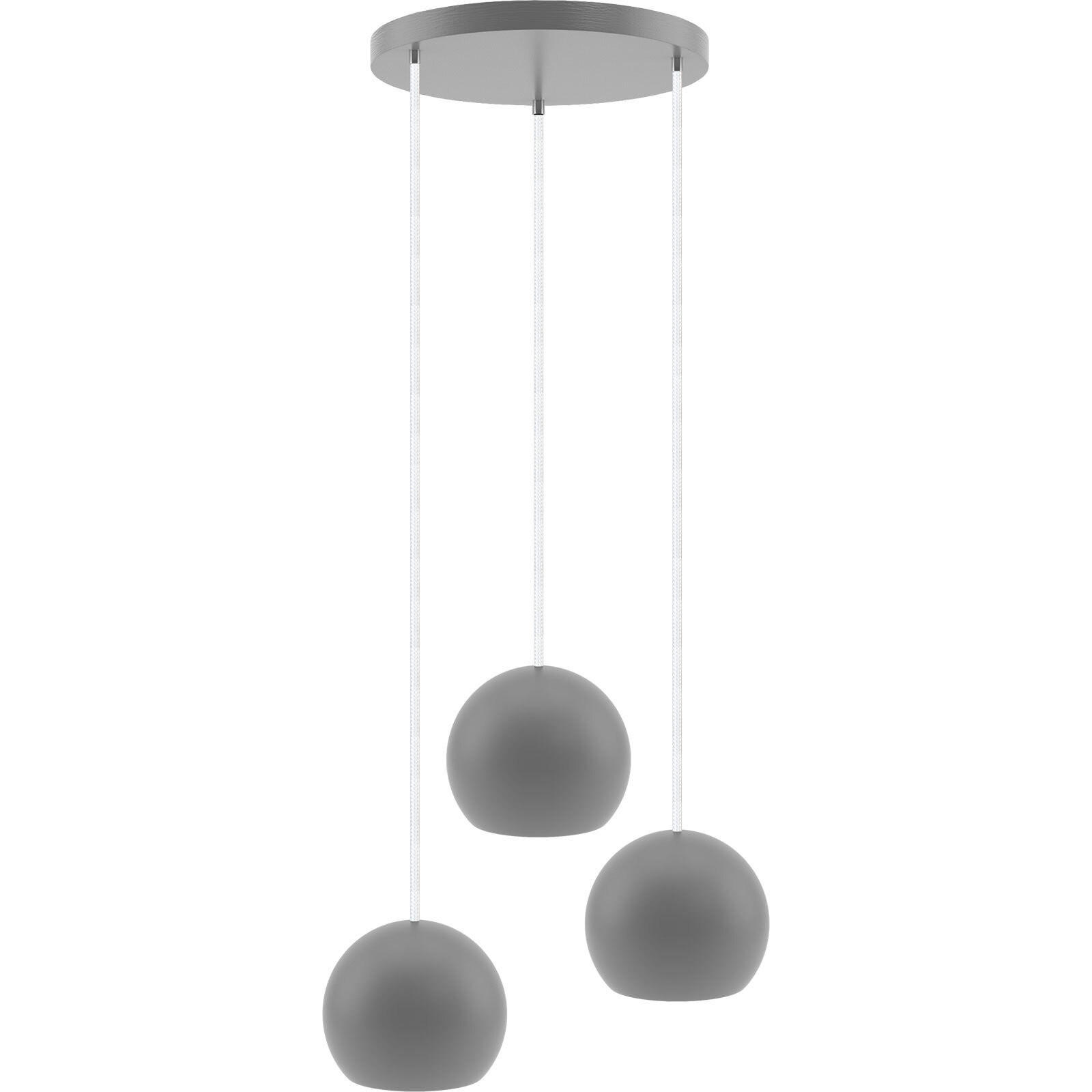 HÄNGELEUCHTE 30/150 cm  - Grau, Design, Holz (30/150cm)