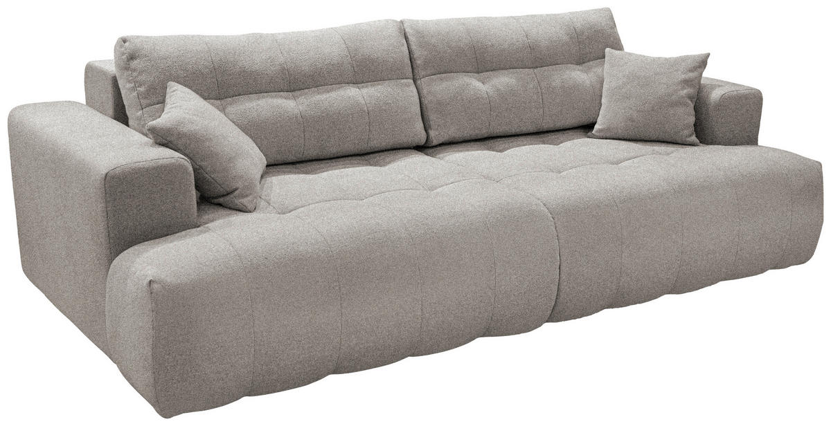 VEĽKÁ POHOVKA, plast, textil, kompozitné drevo, prírodná farba - čierna/prírodná farba, Konventionell, kompozitné drevo/textil (279/90/137cm) - Livetastic