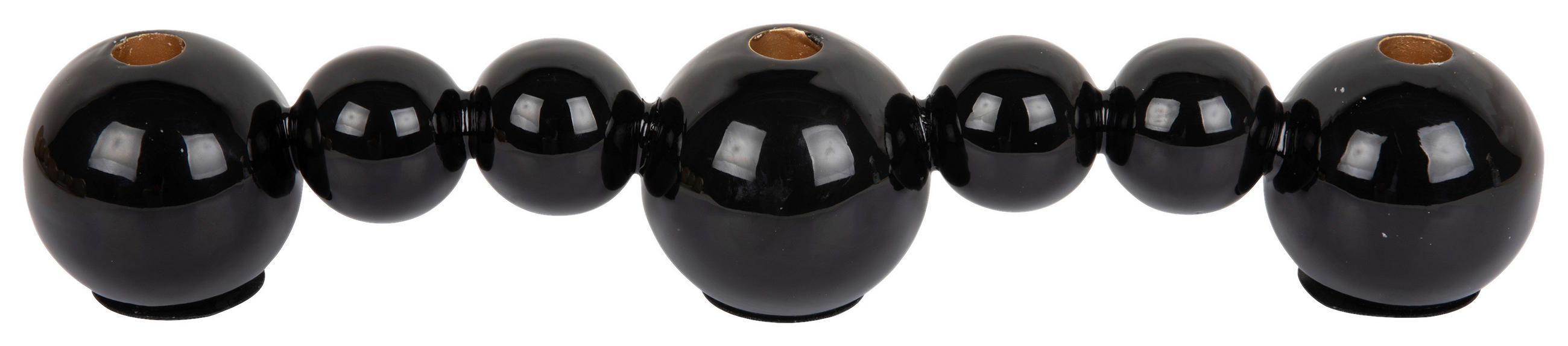 KERZENHALTER - Schwarz, Basics, Metall (41/7/7cm) - Present Time