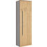 GARDEROBENSCHRANK Wildeiche teilmassiv gebürstet, Melamin Eichefarben, Grau - Eichefarben/Anthrazit, KONVENTIONELL, Glas/Holz (60/200/40cm) - VENDA