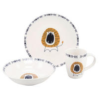 KINDERGESCHIRRSET 3-teilig  - Multicolor, Basics, Keramik - Creatable