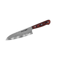 NOŽ SANTOKU  KAIJU 31/4,8/1,6 cm           jeklo - srebrne barve/rjava, Basics, kovina/les (31/4,8/1,6cm) - Samura