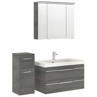 BADEZIMMER 4-teilig  in 122 cm  - Chromfarben/Graphitfarben, KONVENTIONELL, Glas/Holzwerkstoff (122cm) - Pelipal