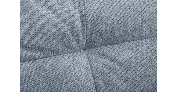 ECKSOFA Blau Flachgewebe  - Blau/Schwarz, Design, Textil/Metall (176/294cm) - Carryhome