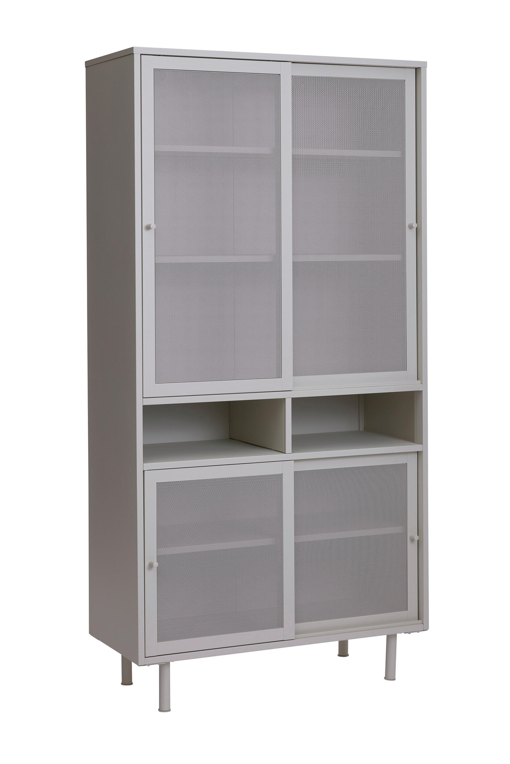 HIGHBOARD  in 90/180/40 cm  - Greige, Basics, Metall (90/180/40cm) - Boxxx