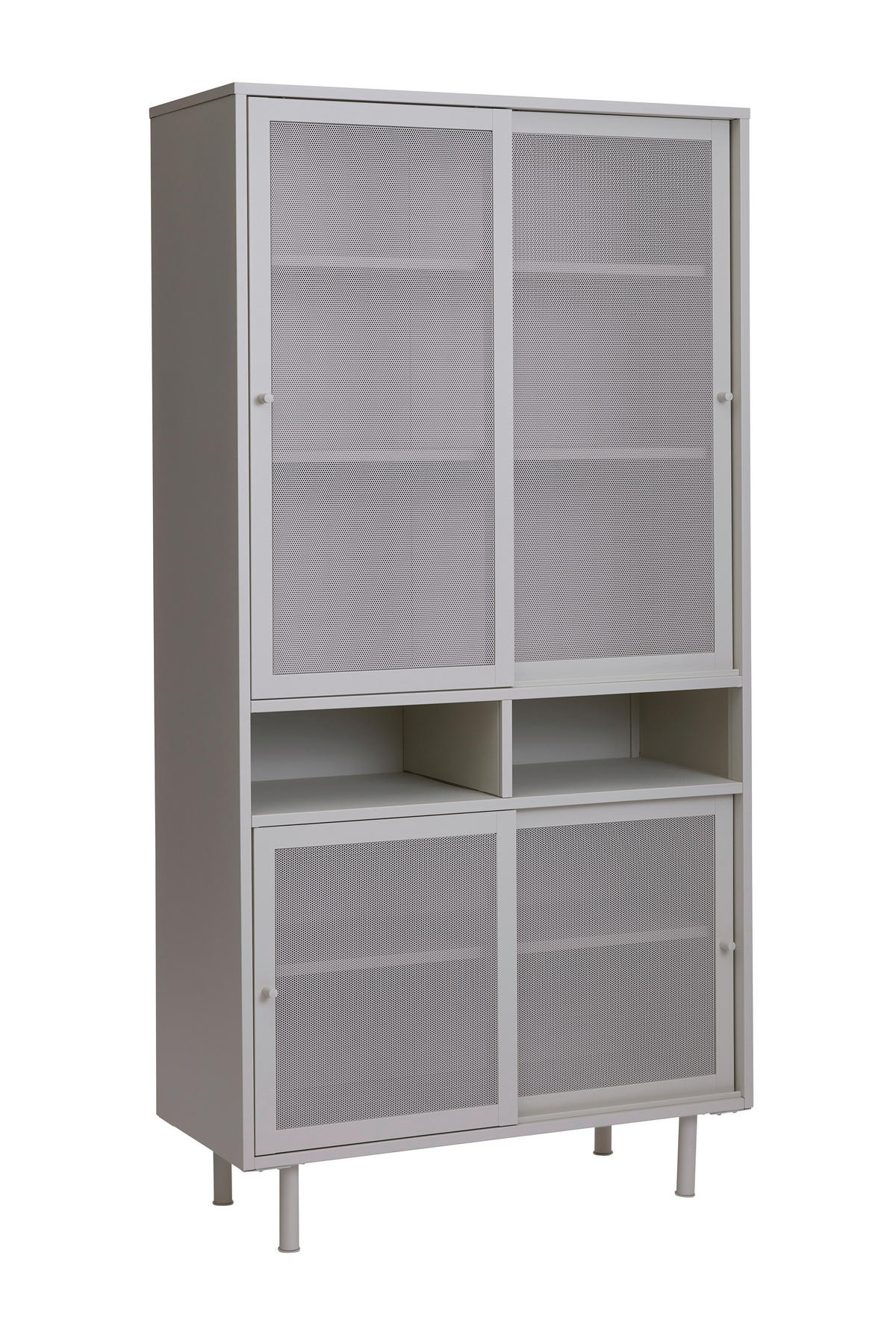 HIGHBOARD  in 90/180/40 cm  - Greige, Basics, Metall (90/180/40cm) - Boxxx